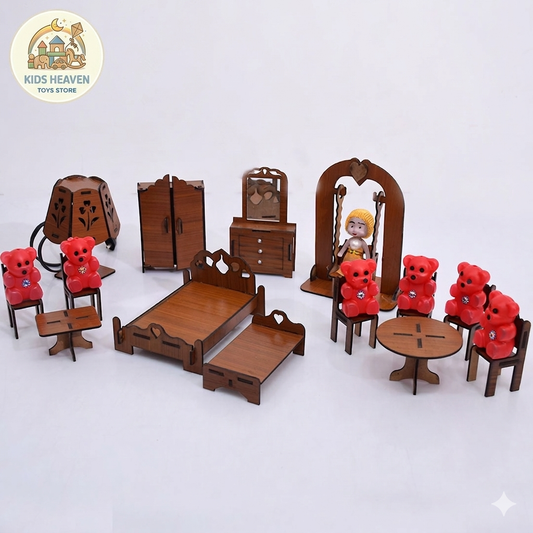 Handmade Wooden Mini Furniture Set for Kids (New Deal