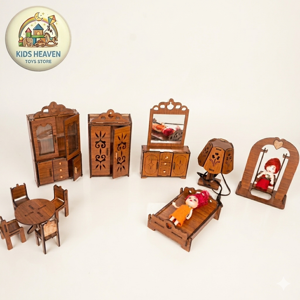 Doll House Bedroom Furniture Set (large size)